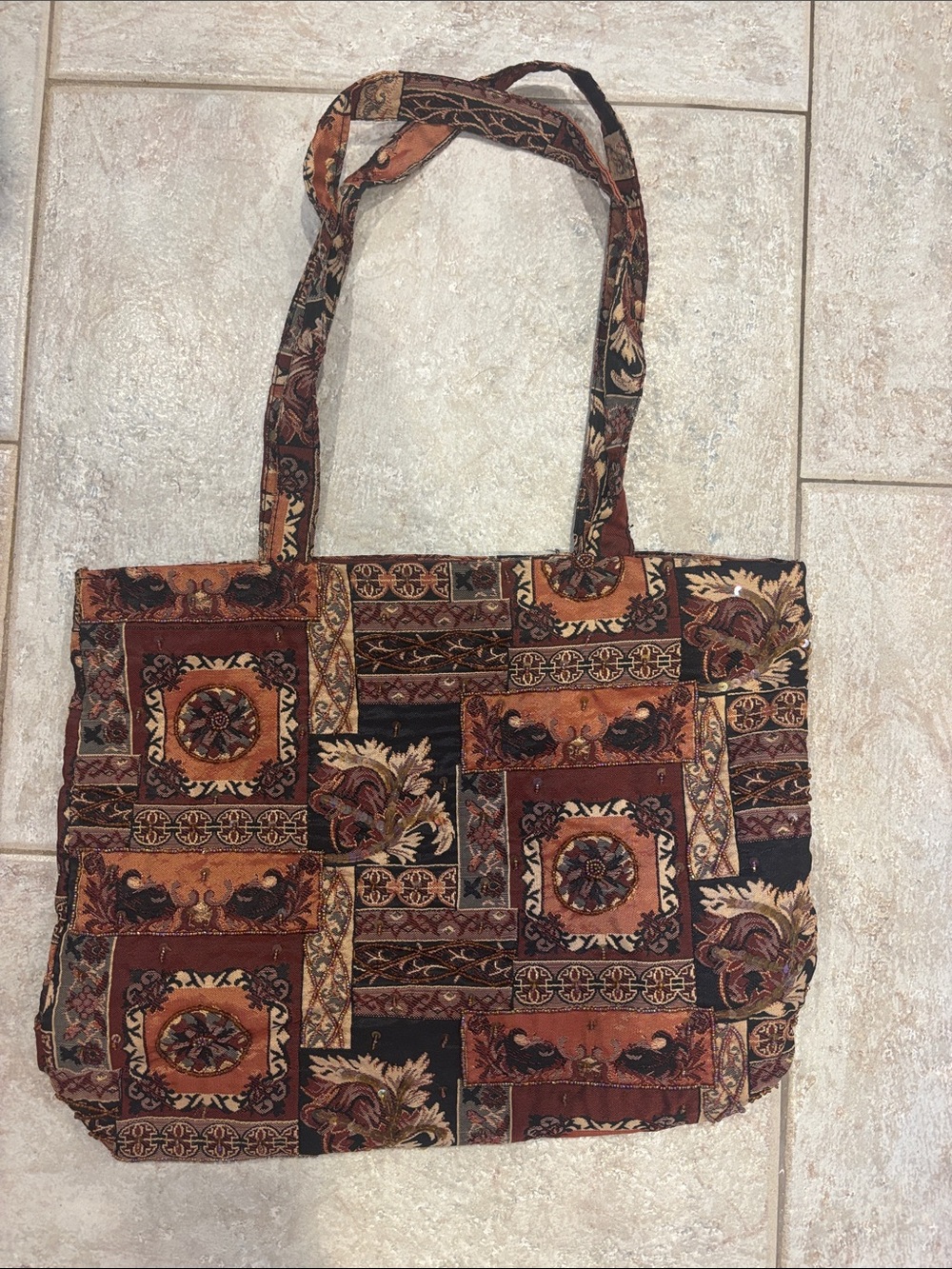 The Cee Klein by Sasha Handbags Tapestry Tote Bag